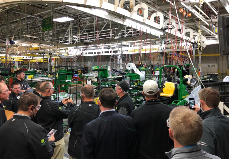 Leveling up at Green Start Academy John Deere Turf Care facility