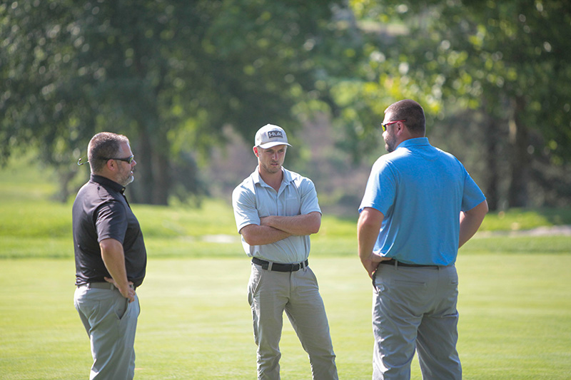 Aerial view of Ghost Creek golf course