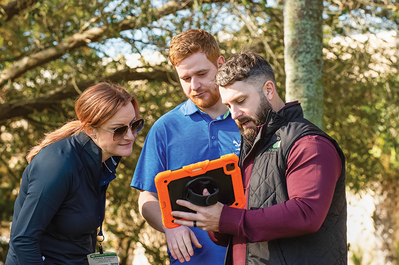 Aerial view of Ghost Creek golf course
