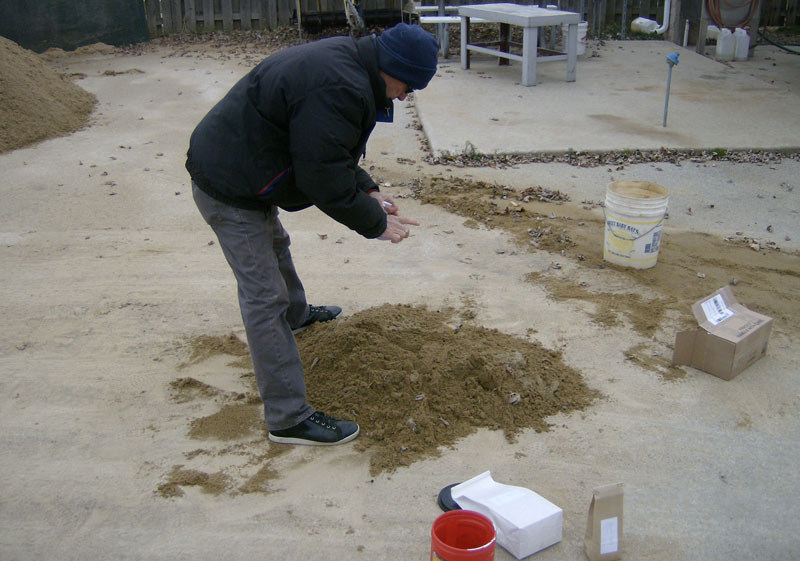 A new use for old bunker sand Reuse bunker sand