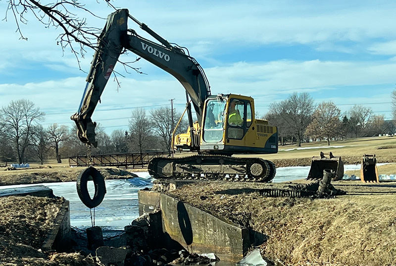 Aerial view of Ghost Creek golf course