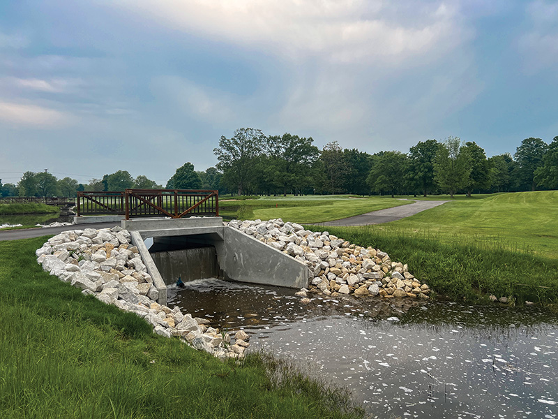 Aerial view of Ghost Creek golf course