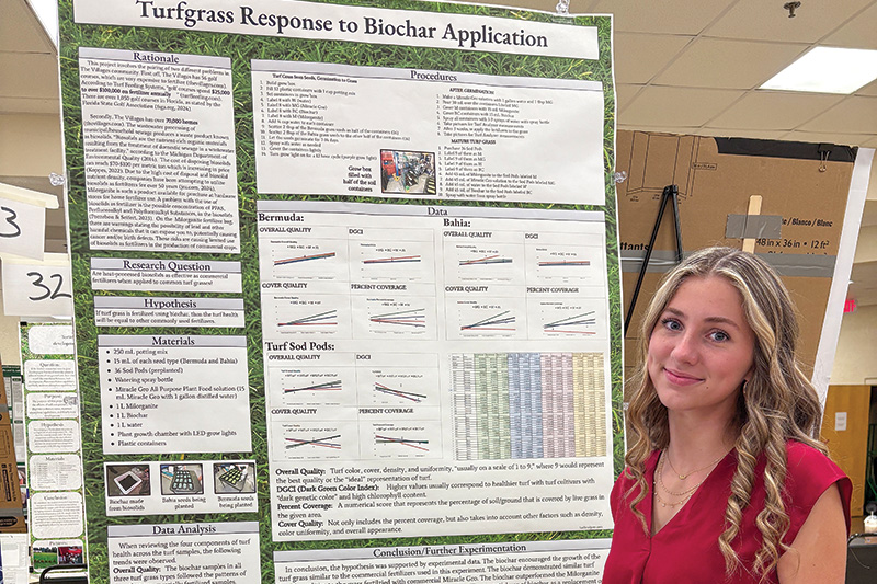 Aerial view of Ghost Creek golf course