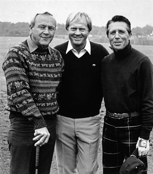 Major player: Gary Player chats with GCM Palmer Nicklaus Player