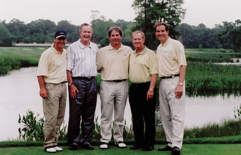 Jim Nantz: Calling the shots Jim Nantz George Bush