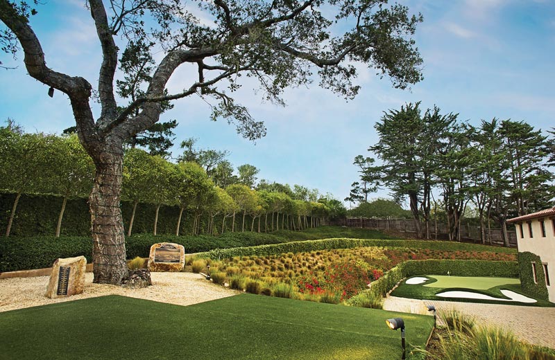 Jim Nantz: Calling the shots Pebble Beach golf replica