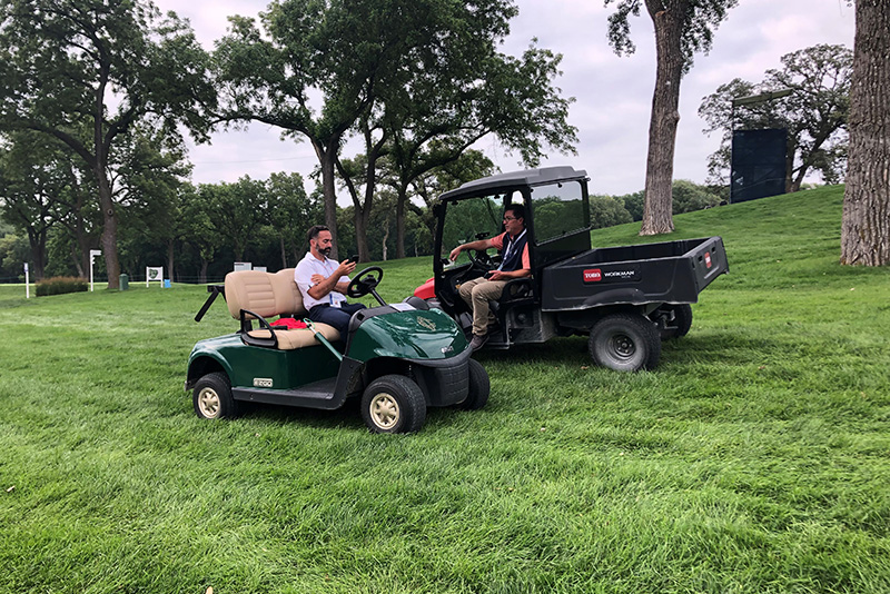 Aerial view of Ghost Creek golf course