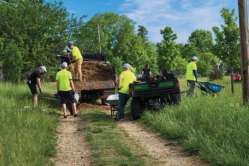 Aerial view of Ghost Creek golf course