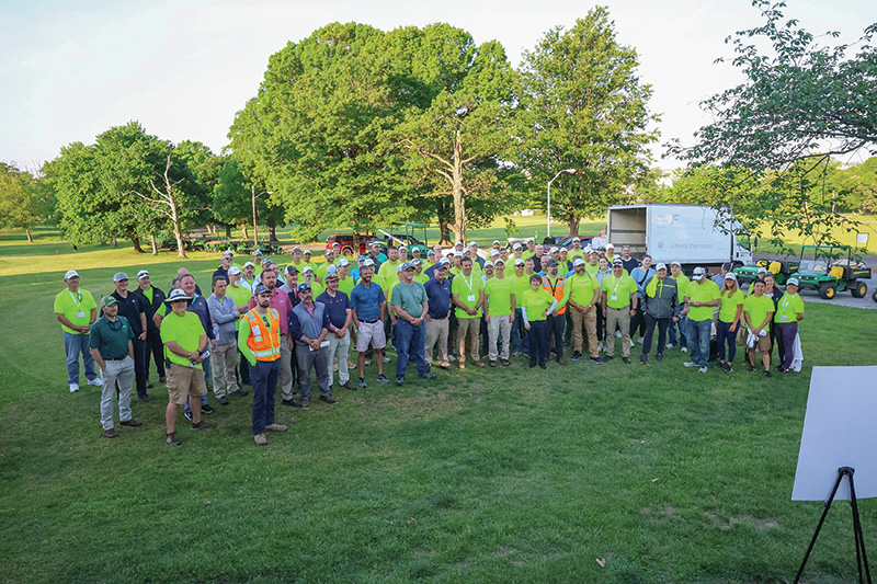 Aerial view of Ghost Creek golf course