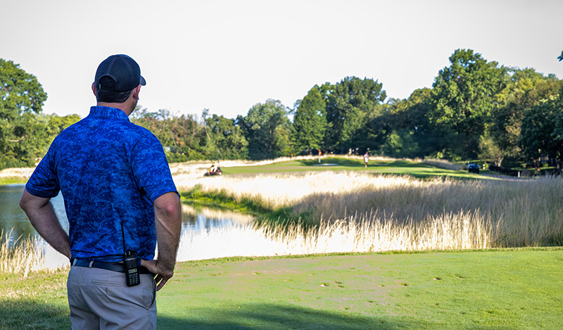 Aerial view of Ghost Creek golf course