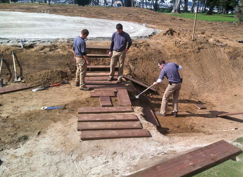 Creating a new practice facility at Lake Merced Golf Club Building golf practice facility
