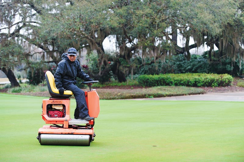 Top 10 reasons to lightweight-roll golf course greens Rolling golf course greens