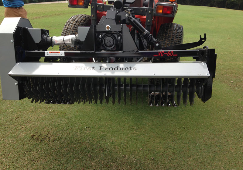 Turfgrass cultivation methods: A roster Vertical mower