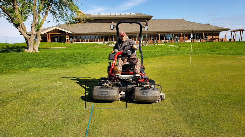 Turf hack: The perfect collar Mowing greens collars