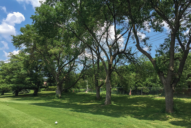 Aerial view of Ghost Creek golf course