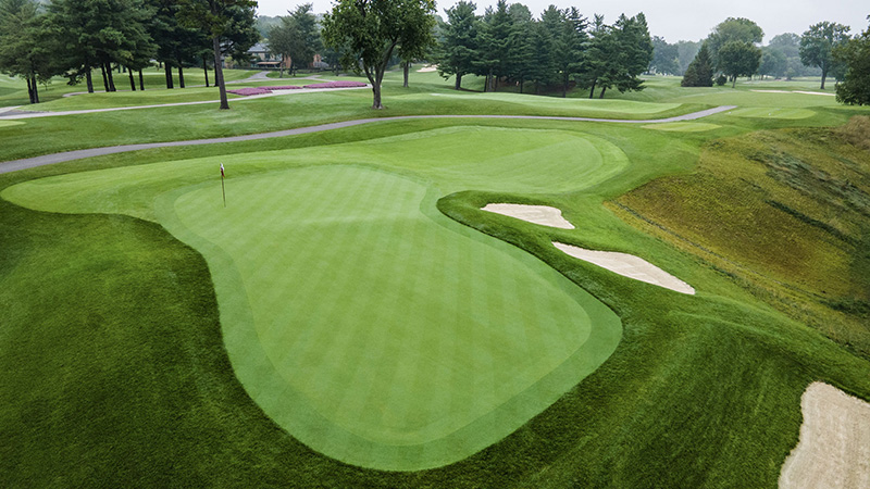 Aerial view of Ghost Creek golf course