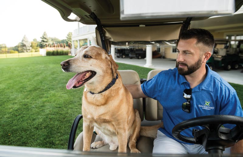 A perfect marriage: Superintendent blends turf and tech Jason VanBuskirk superintendent