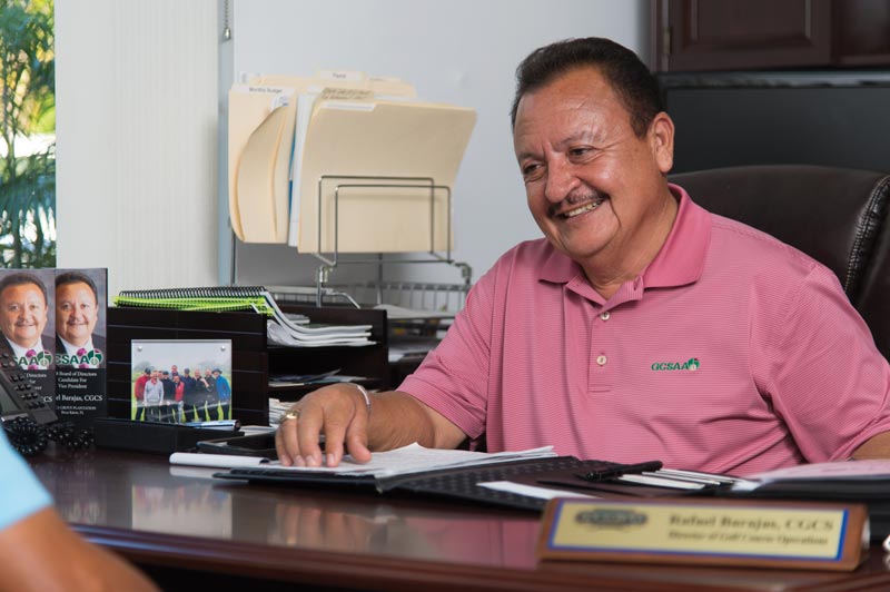 An international focus for Rafael Barajas Rafael Barajas GCSAA