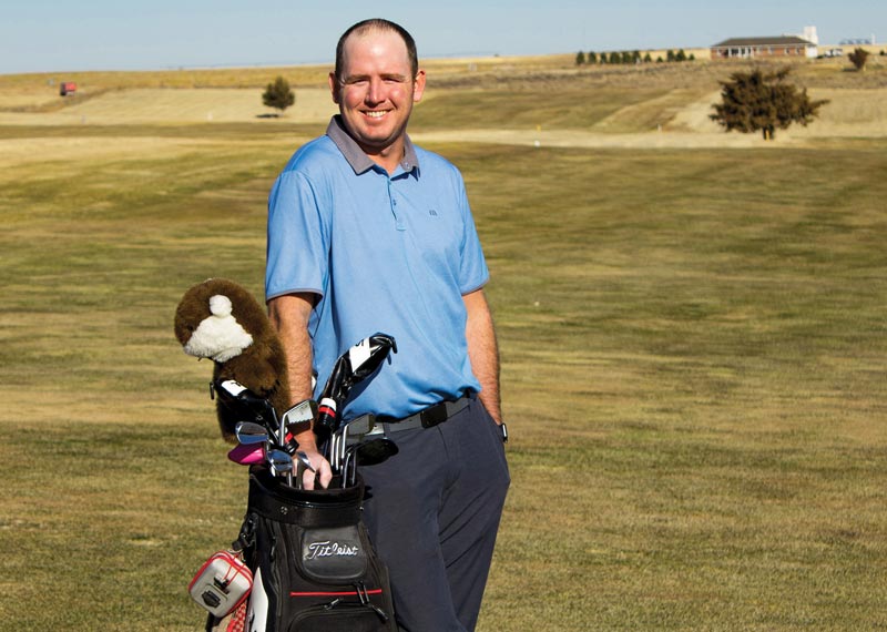 Geoff of all trades at Cimarron Valley Golf Club Geoff Schiffelbein