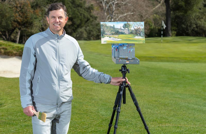 Superintendent painter creates course works of art Josh Smith superintendent