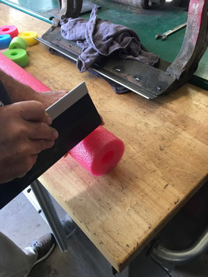 Cups of noodles: Superintendent ahead of unexpected trend Pool noodle golf course