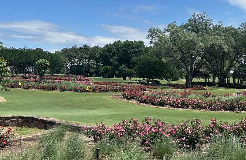 Aerial view of Ghost Creek golf course