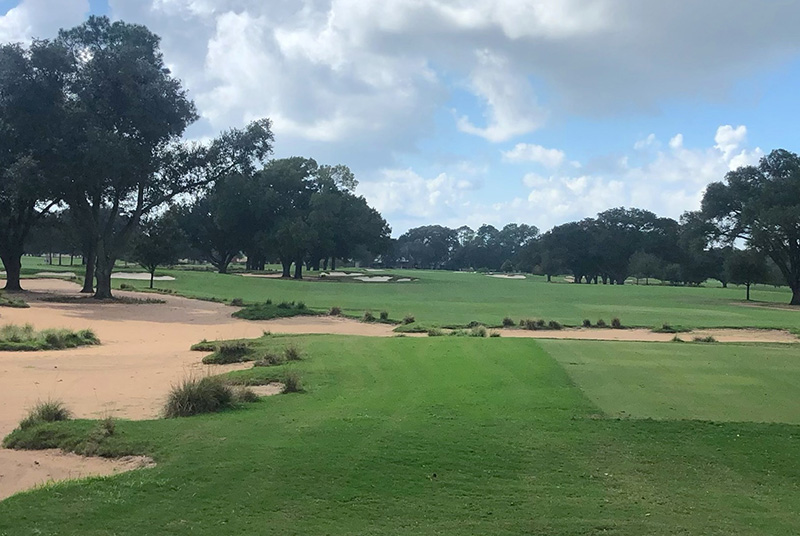 Aerial view of Ghost Creek golf course