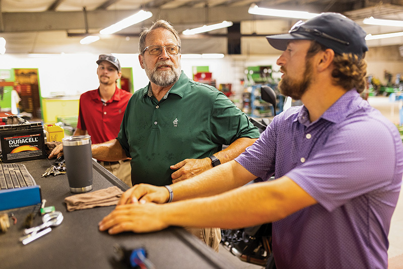 Aerial view of Ghost Creek golf course