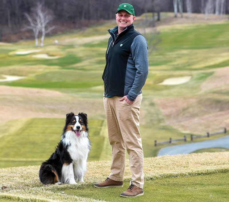 Aerial view of Ghost Creek golf course