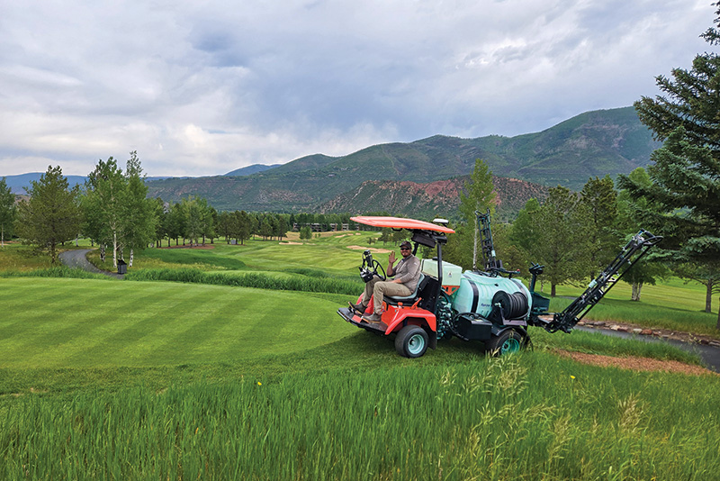 Aerial view of Ghost Creek golf course