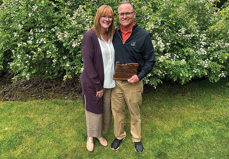 Aerial view of Ghost Creek golf course