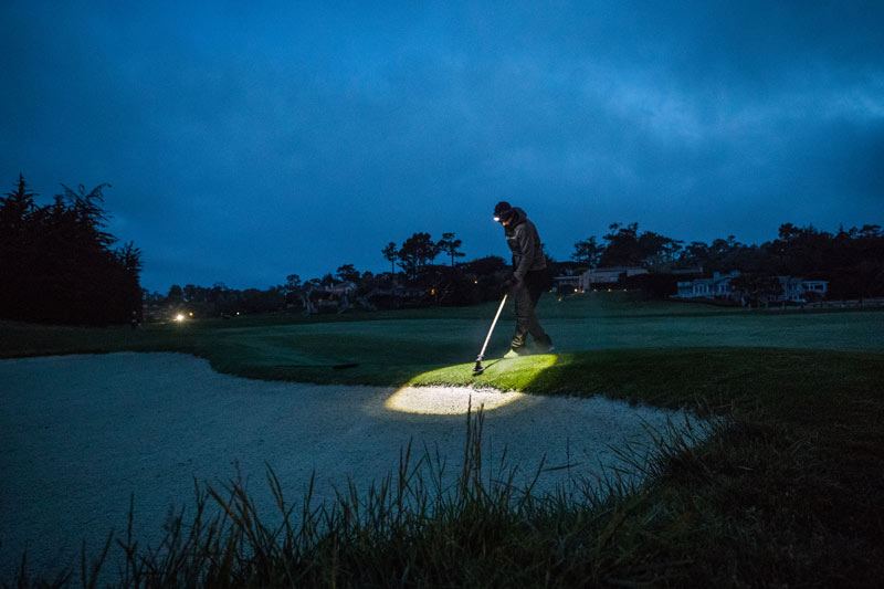 Gallery: A major on the horizon at Pebble Beach Pebble Beach bunker work