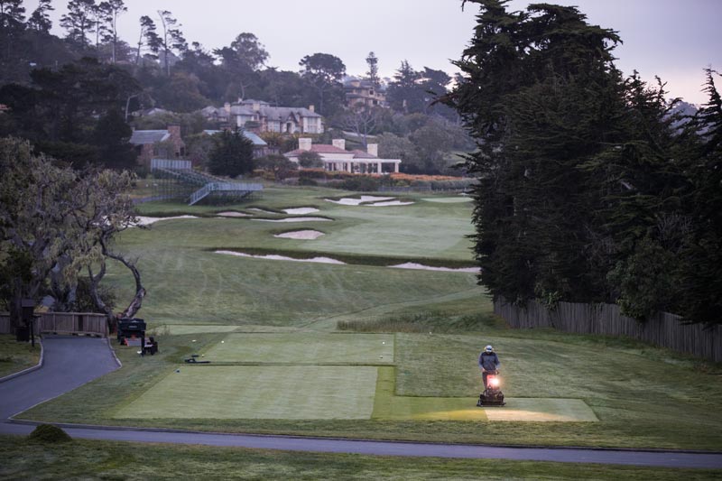 Gallery: A major on the horizon at Pebble Beach Pebble Beach mower