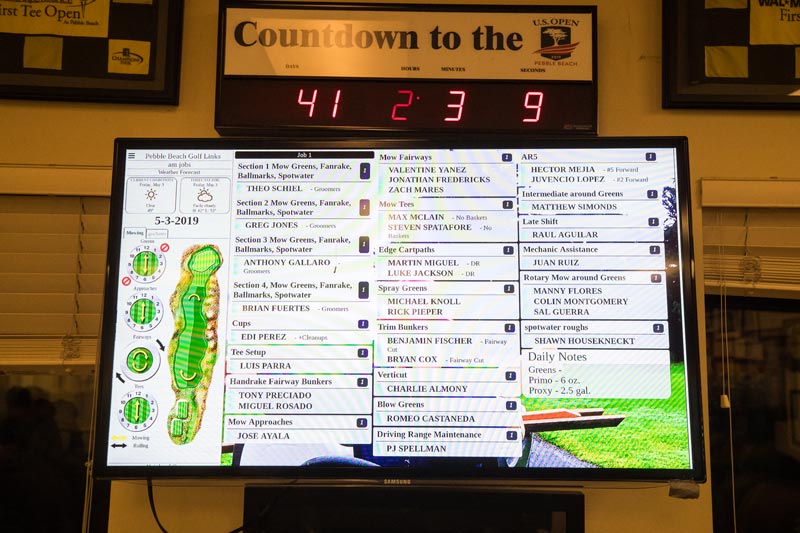 Gallery: A major on the horizon at Pebble Beach Pebble Beach whiteboard