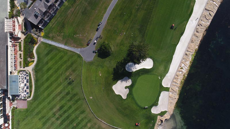 Gallery: A major on the horizon at Pebble Beach US Open aerial