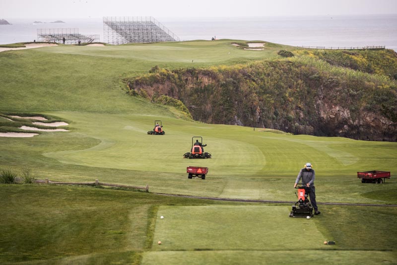 Gallery: A major on the horizon at Pebble Beach US Open equipment