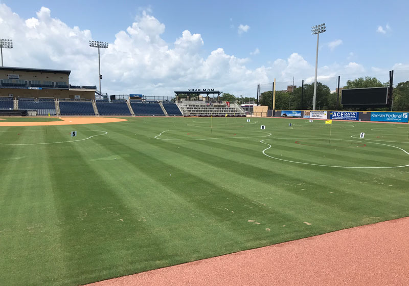 Ballpark turned golf course Golf course baseball stadium