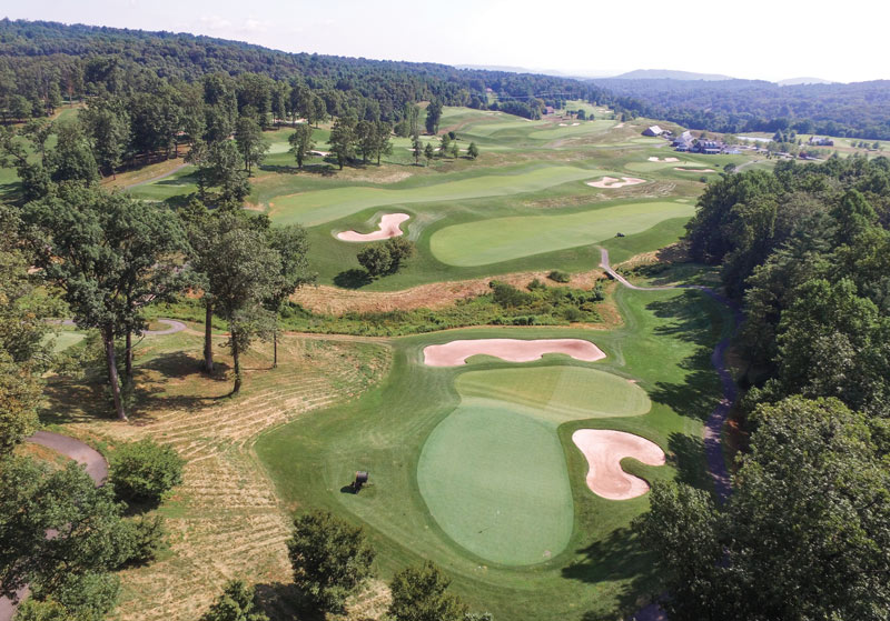 A very 2020 golf course renovation project LedgeRock GC