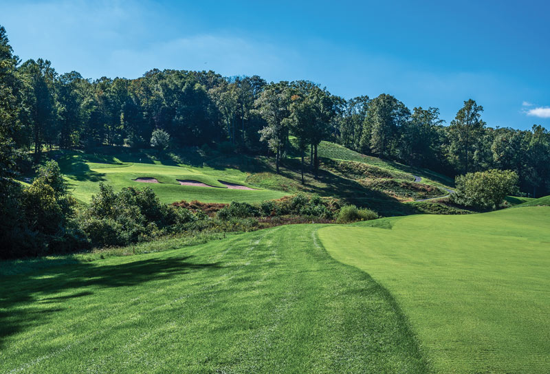 A very 2020 golf course renovation project Pennsylvania golf course