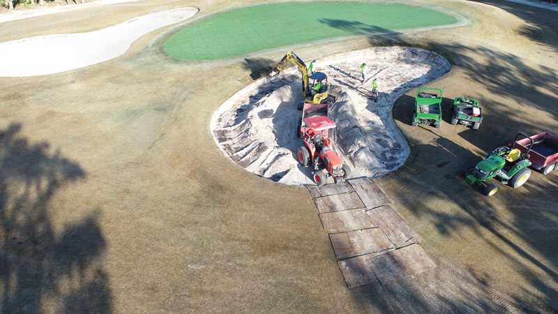 Olde is new again: Insights from a renovation Bunker renovation golf course