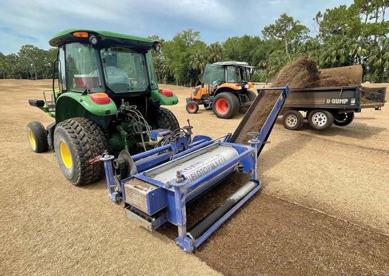 Olde is new again: Insights from a renovation Fraise mowing bermudagrass