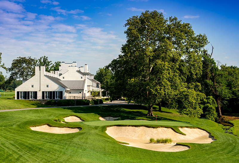 Hole 13 at Merion GC