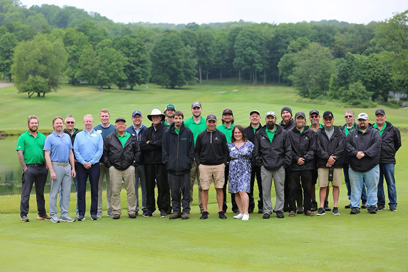 Aerial view of Ghost Creek golf course
