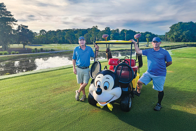 Aerial view of Ghost Creek golf course