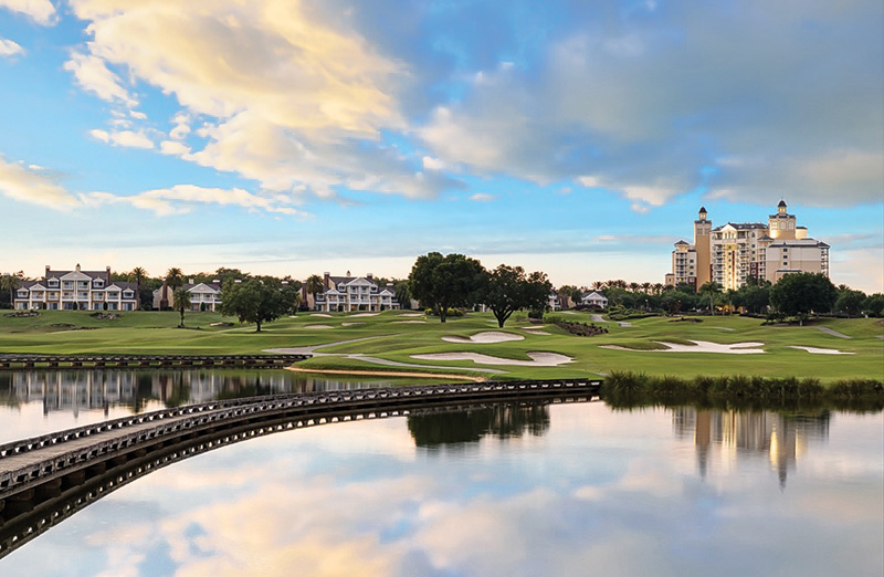 Aerial view of Ghost Creek golf course