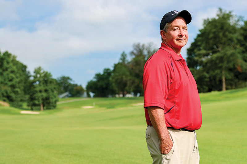 Aerial view of Ghost Creek golf course