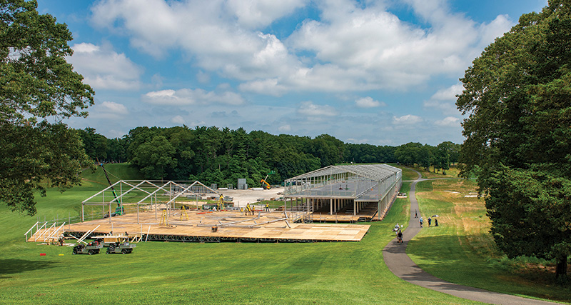Aerial view of Ghost Creek golf course