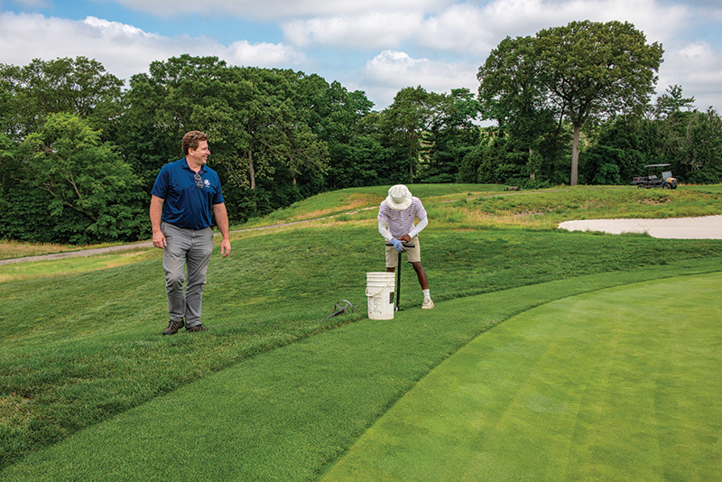 Aerial view of Ghost Creek golf course