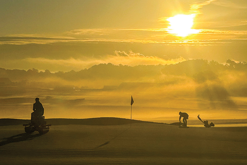 Aerial view of Ghost Creek golf course