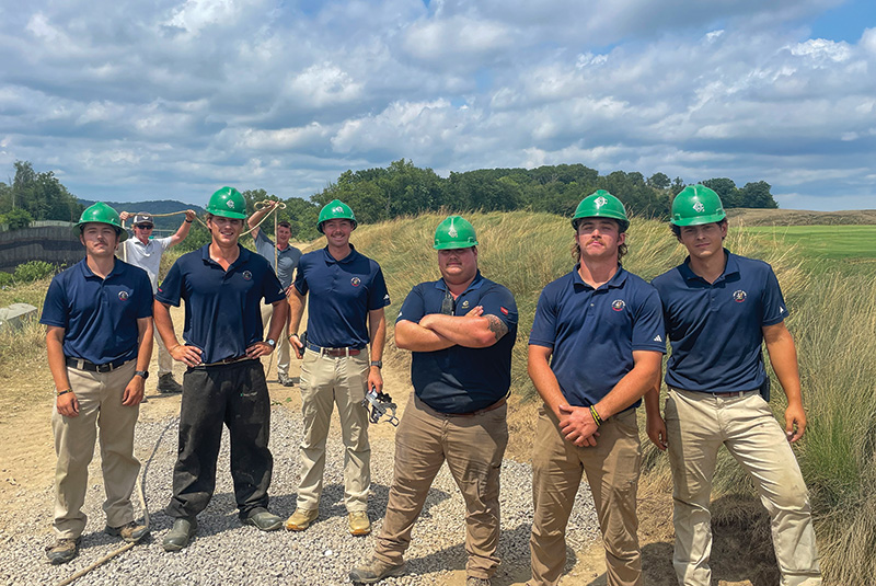 Aerial view of Ghost Creek golf course